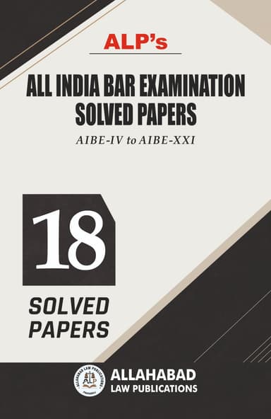 All India Bar Examination Solved Papers – English Edition